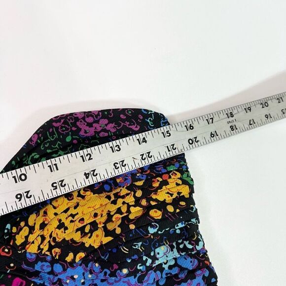 Shoshanna Strapless Mini Dress Womens 2 Multicolor Silk Fully Lined Gathered - Picture 7 of 11